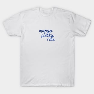 mango sticky rice - Thai blue - Flag color T-Shirt